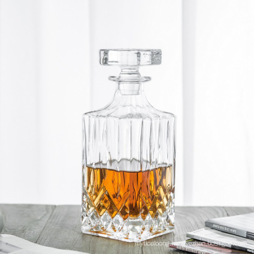 700ml Classic Engraved Whiskey Decanter by Lead Free Cyrstal Glass Bottle